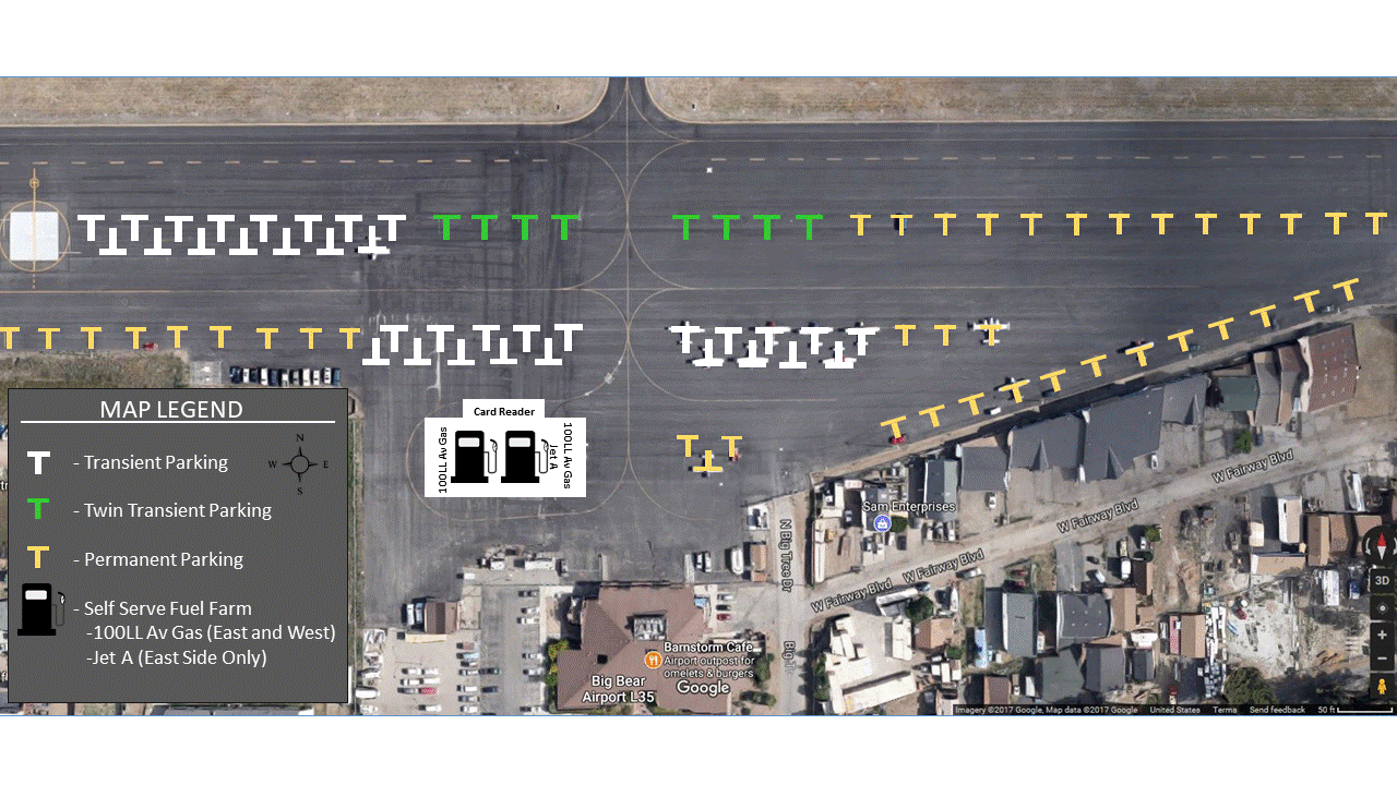 Aircraft Parking Map